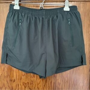 Girlfriend Collective Green Athletic Shorts - L